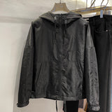 Side profile of Louis Vuitton luxury clothing with relaxed-fit cut
