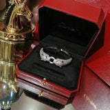 Close-up detail view of Cartier unisex jewelry piece