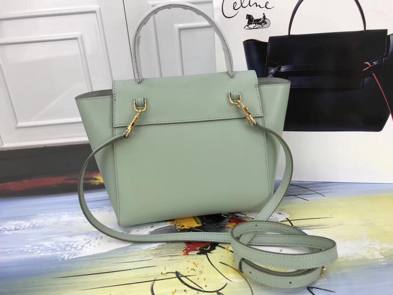 Back view of refined modern women's handbag – women's statement bag