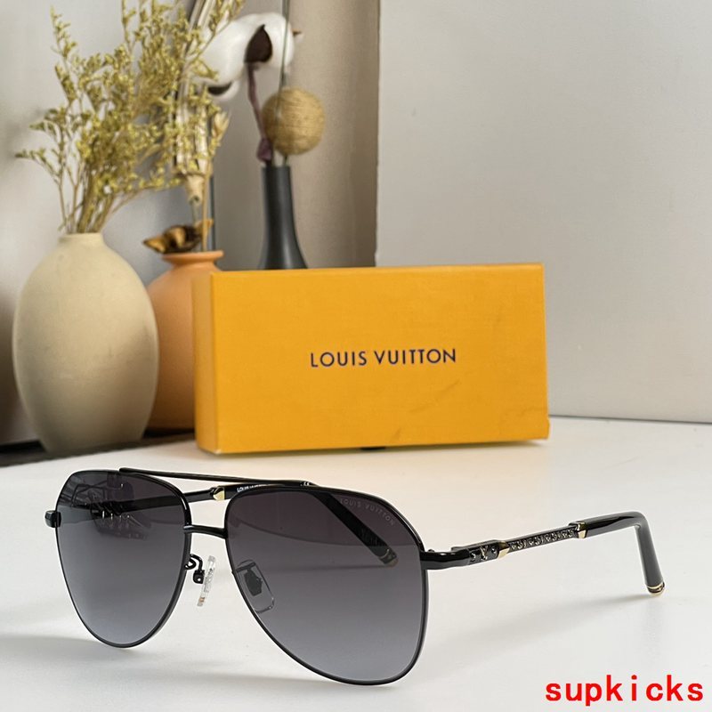 Lifestyle view of Louis Vuitton unisex sunglasses