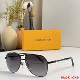 Lifestyle view of Louis Vuitton unisex sunglasses
