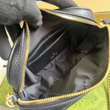 Side profile of structured classic women's handbag – women's luxury handbag