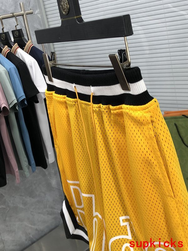 Front view of Rhude luxury clothing with streetwear-inspired cut