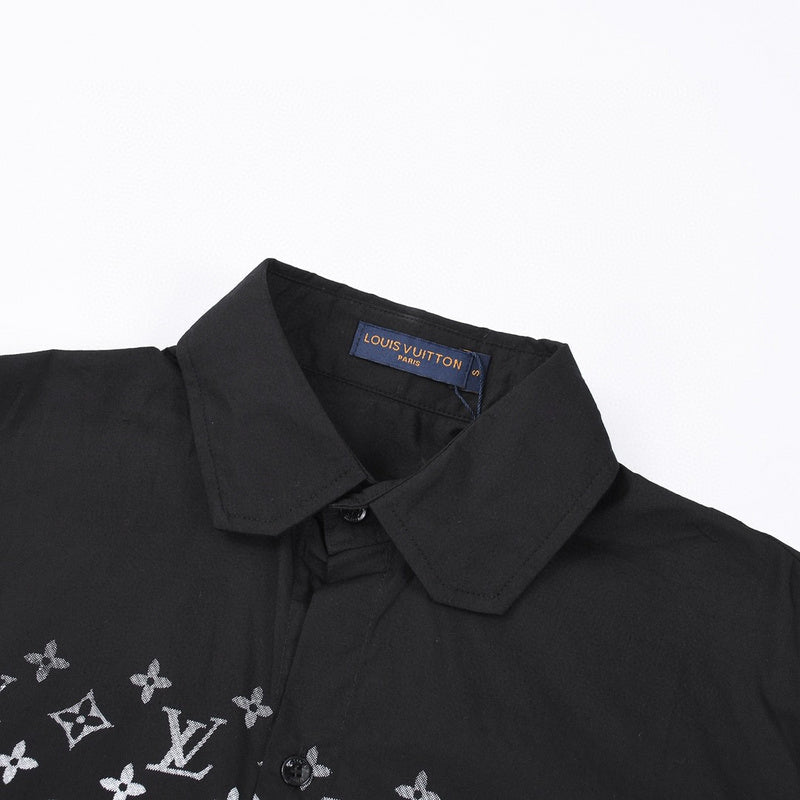 Back view of Louis Vuitton luxury clothing with streetwear-inspired cut