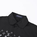 Back view of Louis Vuitton luxury clothing with streetwear-inspired cut
