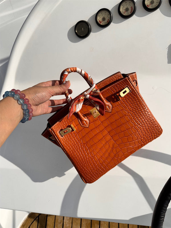  effortless top-handle bag detail view showing craftsmanship