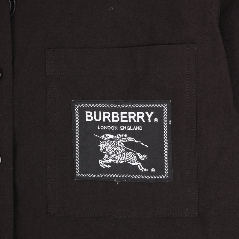 Close-up of Burberry designer clothing craftsmanship