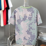Side profile of Louis Vuitton cotton t-shirt with monogram-inspired silhouette