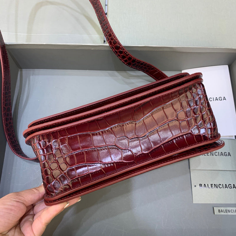 Modern Vegan Leather Handbag - Polished Finish | Women's Statement Accessory #411 - hardware and detail close-up (image 5) of designer-inspired handbag