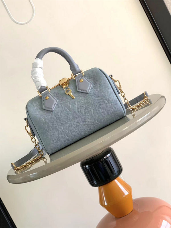  structured crossbody bag detail view showing craftsmanship