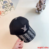 Close-up detail view of Louis Vuitton unisex cap
