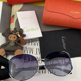 Angled view of Cartier unisex sunglasses