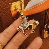 Close-up detail of considered bag design