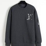 Side profile of Louis Vuitton luxury clothing with runway-inspired design