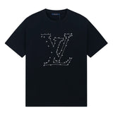 Side profile of Louis Vuitton cotton t-shirt with logo-detail design