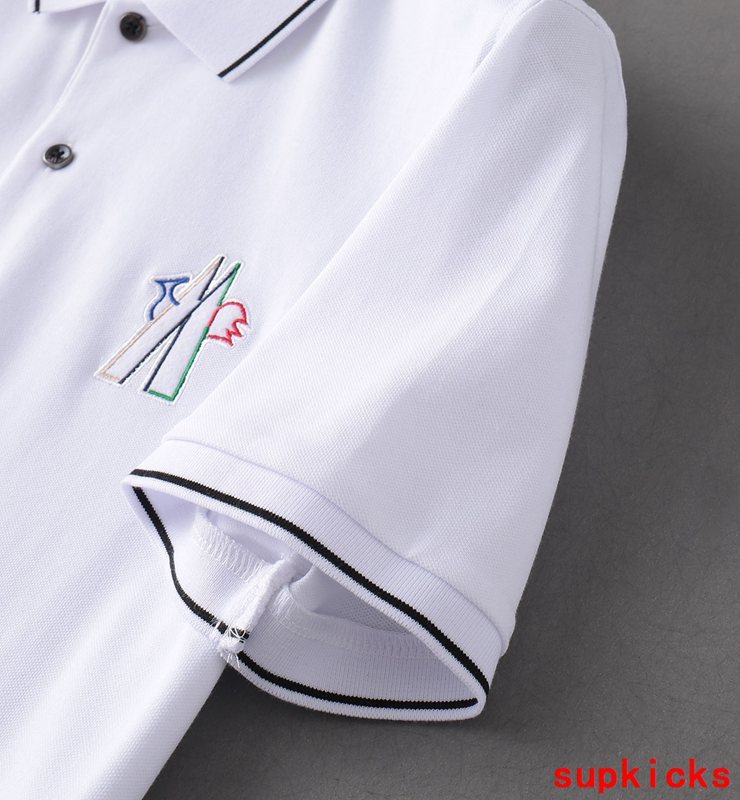 Back view of Moncler luxury clothing with logo-detail design