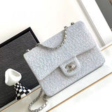Ziva's Charm handbag – side angle view (one versatile size)