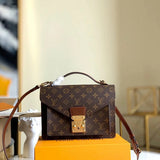 Front view of everyday-luxe sleek women's handbag – women's everyday handbag