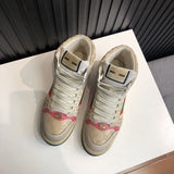 Gucci neutral cream luxury sneakers view 5 minimalist modern build