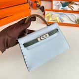 Close-up detail of streamlined bag design