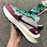 Nike two-tone luxury sneakers view 11 breathable knit upper