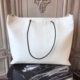 Sophisticated Premium PU Leather Handbag - Signature Hardware Accents | Women's Premium Handbag #951 - back view (image 4) of designer-inspired handbag