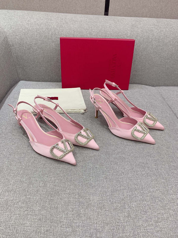 Valentino Garavani luxury shoes detail shot