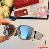Lifestyle view of Cartier unisex sunglasses