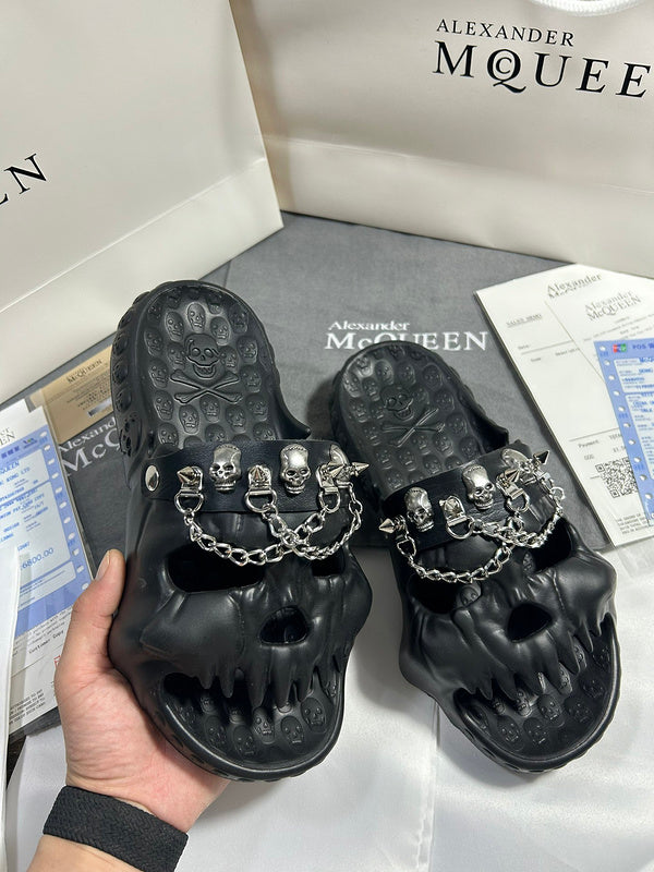 Alexander McQueen shoes Style 014 - front view, premium leather craftsmanship
