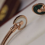 Close-up detail view of Cartier unisex jewelry piece