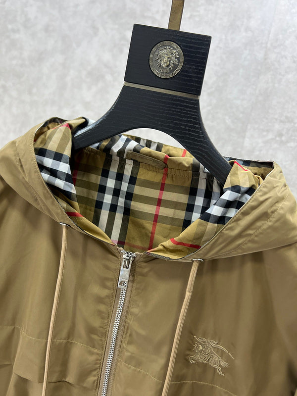 Burberry clothing close-up — premium authentic designer style