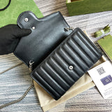 Interior view of structured polished women's handbag – women's everyday handbag