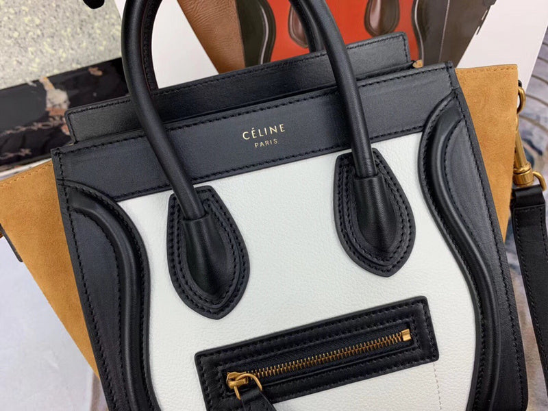 Top view of refined polished women's handbag – women's statement bag
