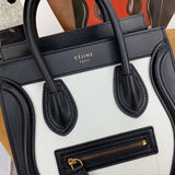Top view of refined polished women's handbag – women's statement bag