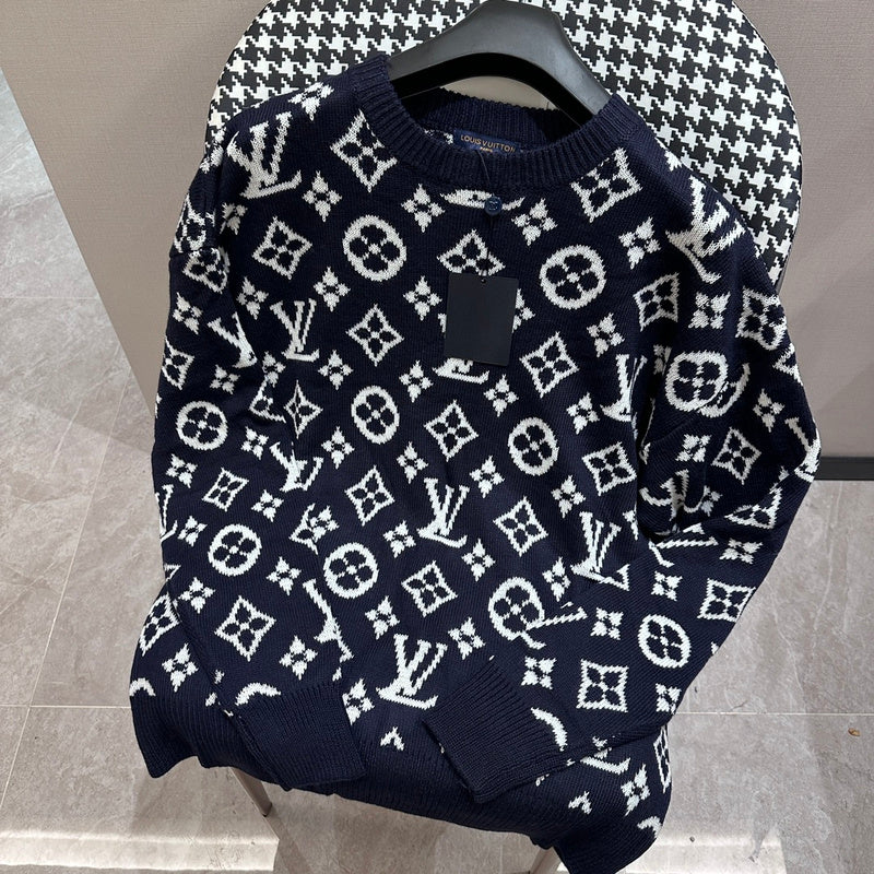 Back view of Louis Vuitton luxury clothing with everyday silhouette