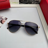 Angled view of Cartier unisex sunglasses