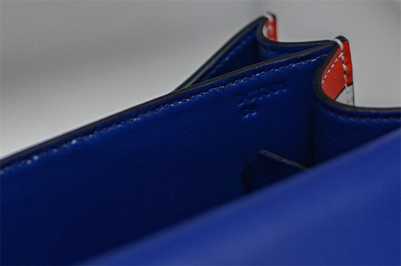Close-up detail of curated bag design