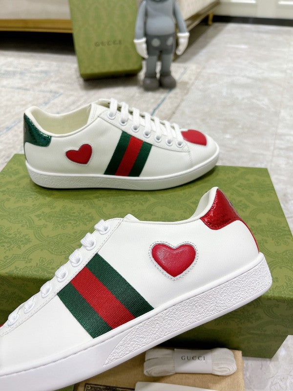 Gucci tonal black luxury sneakers view 5 padded collar comfort