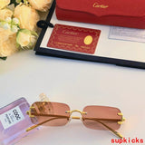 Side view of Cartier unisex sunglasses
