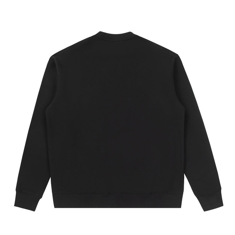 Side profile of Gucci luxury clothing with signature branding