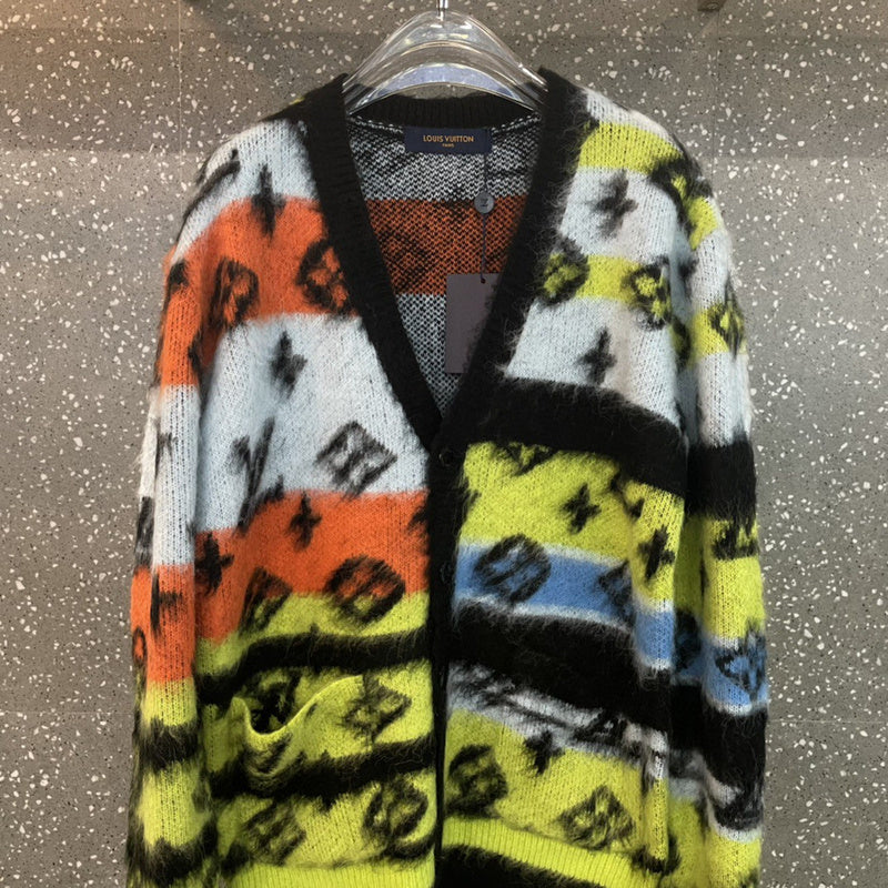Side profile of Louis Vuitton luxury clothing with contemporary cut