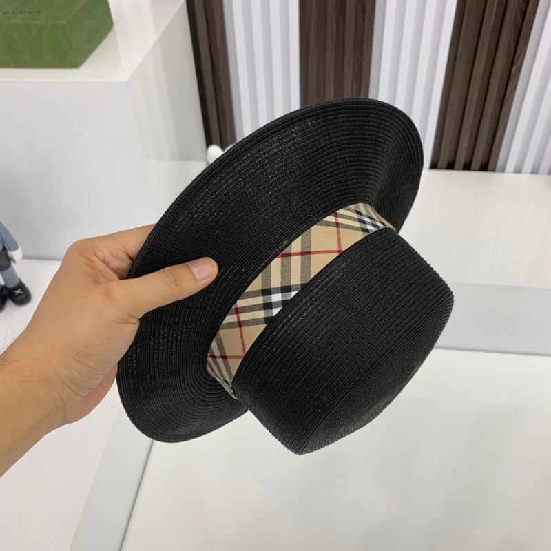 Front view of Burberry unisex cap