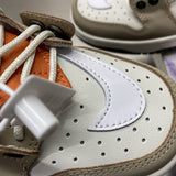 Nike bold contrast luxury sneakers view 4 signature lace-up style