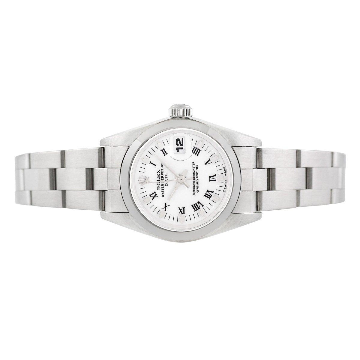 Front view of Rolex women's watch