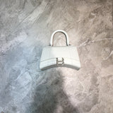 Contemporary Faux Leather Handbag - Sleek Minimalist Lines | Women's Statement Accessory #855 - close-up detail shot (image 3) of designer-inspired handbag