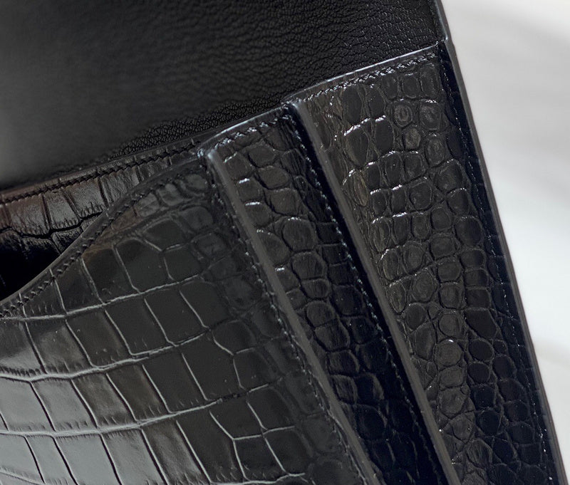Polished bag shown from front angle