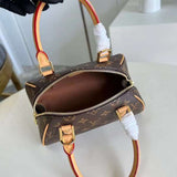 Close-up detail of refined everyday-luxe women's handbag – women's luxury handbag