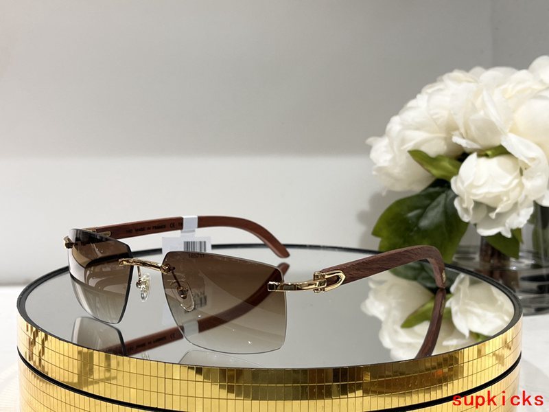 Full view of Cartier unisex sunglasses
