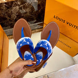 Close-up of Louis Vuitton shoes craftsmanship
