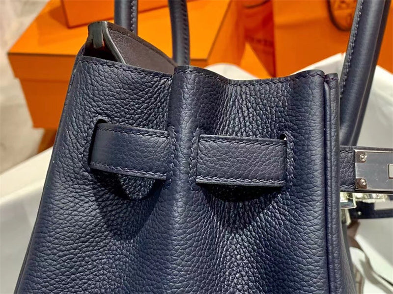 Close-up detail of sleek bag design